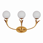 Бра с золотым каркасом в виде стебля с листьями Inspired by Nature варинант исполнения - 3 | Loft Concept в Екатеринбурге