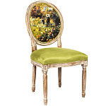 Стул из натурального бука с цветочным принтом Impressionism in Color варинант исполнения - 2 | Loft Concept в Екатеринбурге