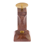 Подсвечник фигурный из натурального камня лемезит Stone Candlestick варинант исполнения - 2 | Loft Concept в Екатеринбурге