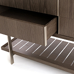 Платяной шкаф из серого дуба Sawada Gray Oak Wardrobe варинант исполнения - 4 | Loft Concept в Екатеринбурге