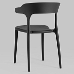 Черный стул из прочного PP-пластика JORIS варинант исполнения - 4 | Loft Concept в Екатеринбурге