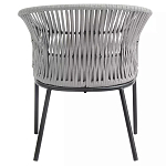 Кресло с декоративным плетением на спинке и подлокотниках Armchair Weaving варинант исполнения - 4 | Loft Concept в Екатеринбурге