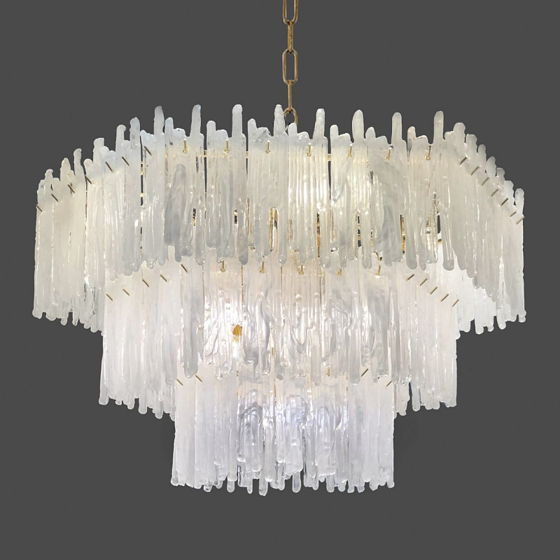 Люстра Snow Queen Chandelier Золотой Белый в Екатеринбурге | Loft Concept 