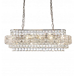 Люстра овальной формы хрустальная в неоклассическом стиле Majesty варинант исполнения - 6 | Loft Concept в Екатеринбурге