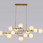 Люстра подвесная с белыми лампами в форме шара Flute варинант исполнения - 4 | Loft Concept в Екатеринбурге