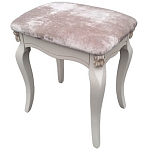 Пуф из массива дерева с велюровой обивкой Marrok French Seating варинант исполнения - 1 | Loft Concept в Екатеринбурге