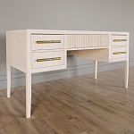 Большой Рабочий стол Primo с 5 выдвижными ящиками Светлый дуб варинант исполнения - 2 | Loft Concept в Екатеринбурге