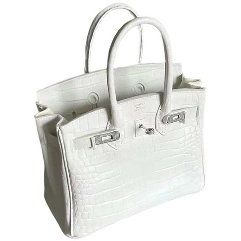 Декоративная ваза в виде сумки Birkin Bag Vase White Белый в Екатеринбурге | Loft Concept 