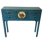 Консоль в китайском стиле с 4-мя ящиками Chinese Elm Console Table варинант исполнения - 1 | Loft Concept в Екатеринбурге