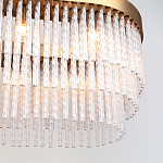 Люстра подвесная овальная со стеклянными трубками Nembus варинант исполнения - 3 | Loft Concept в Екатеринбурге