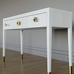 Дизайнерский Письменный стол Elsa Dreams White с тремя ящиками варинант исполнения - 2 | Loft Concept в Екатеринбурге