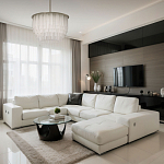 Люстра круглая с прозрачными стеклянными трубками Nembus варинант исполнения - 12 | Loft Concept в Екатеринбурге