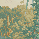 Обои ручная роспись Le Brésil Paille варинант исполнения - 2 | Loft Concept в Екатеринбурге