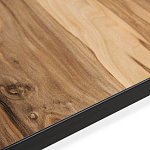 Стол обеденный раздвижной с прямоугольной столешницей на четырех черных ножках Blair варинант исполнения - 7 | Loft Concept в Екатеринбурге