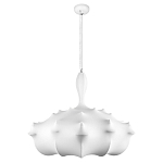 Подвесной светильник с белым фигурным абажуром и мягкими волнистыми краями Cloud Motion  варинант исполнения - 17 | Loft Concept в Екатеринбурге