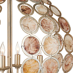 Люстра в форме шара с декором из круглых декоративных элементов Bright Shell Discs варинант исполнения - 1 | Loft Concept в Екатеринбурге