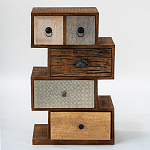 Тумба необычной формы с выдвижными ящиками Shift варинант исполнения - 2 | Loft Concept в Екатеринбурге