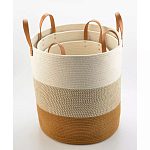 Корзина для хранения с ручками Interlacement Stripes М варинант исполнения - 1 | Loft Concept в Екатеринбурге