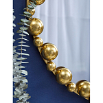 Зеркало круглое в фактурной золотистой раме из металла Mirror Golden Placer варинант исполнения - 4 | Loft Concept в Екатеринбурге