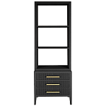 Этажерка Primo с ящиками шпон Черный дуб варинант исполнения - 1 | Loft Concept в Екатеринбурге