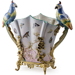 Ваза фарфоровая с попугаями Ferra варинант исполнения - 4 | Loft Concept в Екатеринбурге