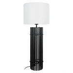 Настольная лампа с металлиеским черным трубчатым основанием Fulgurite варинант исполнения - 1 | Loft Concept в Екатеринбурге