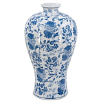 Ваза фарфоровая высокая с синими цветочными мотивами Independence варинант исполнения - 2 | Loft Concept в Екатеринбурге