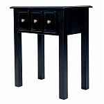 Черная тумба с выдвижным ящиком Monica варинант исполнения - 2 | Loft Concept в Екатеринбурге