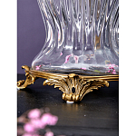 Ваза прозрачная с бронзовыми ручками в виде ангелов Eden Garden варинант исполнения - 5 | Loft Concept в Екатеринбурге