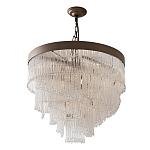 Люстра со стеклянными подвесками в виде круглых бусин Waterfall of Light варинант исполнения - 1 | Loft Concept в Екатеринбурге