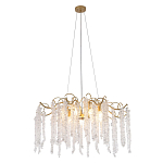 Люстра c подвесками из прозрачного хрусталя Диаметр 85 см FAIRYTREE Light варинант исполнения - 1 | Loft Concept в Екатеринбурге