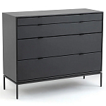 Комод из металла и кожи Guarin Chest of Drawers варинант исполнения - 1 | Loft Concept в Екатеринбурге