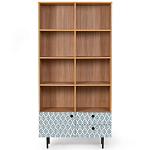 Широкий стеллаж с принтом Elise Rack варинант исполнения - 14 | Loft Concept в Екатеринбурге