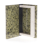 Шкатулка в виде книги из натурального камня змеевик Stone Casket варинант исполнения - 3 | Loft Concept в Екатеринбурге