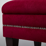 Мягкая банкетка с зоной для хранения Casket Red варинант исполнения - 4 | Loft Concept в Екатеринбурге