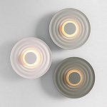 Бра круглое Soft Halo серый варинант исполнения - 5 | Loft Concept в Екатеринбурге