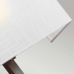 Бра с прямоугольным тканевым абажуром белого цвета Feiss варинант исполнения - 8 | Loft Concept в Екатеринбурге