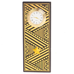 Часы подарочные настольные в виде погона Генерала из натурального камня Змеевик Gold Military Clock варинант исполнения - 4 | Loft Concept в Екатеринбурге