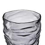 Ваза стеклянная фактурная Crumpled Vase 25,3 см варинант исполнения - 2 | Loft Concept в Екатеринбурге