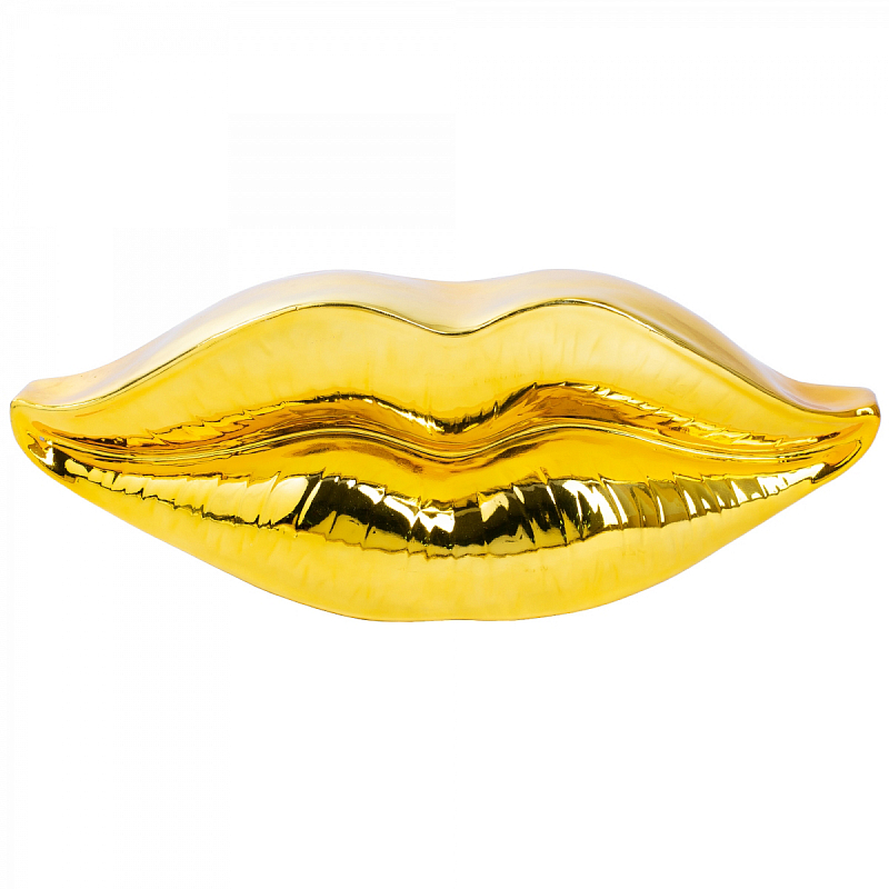 Настенный декор LIPS wall accessory GOLD Глянцевое золото в Екатеринбурге | Loft Concept 