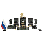 Настольный письменный набор из нефрита в подарочной коробке Victorious варинант исполнения - 1 | Loft Concept в Екатеринбурге