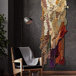 Тканый вручную абстрактный гобелен Коралловый риф Coral reef варинант исполнения - 1 | Loft Concept в Екатеринбурге