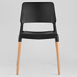 Пластиковый стул на ножках из массива бука Ferret Black 4 шт варинант исполнения - 2 | Loft Concept в Екатеринбурге