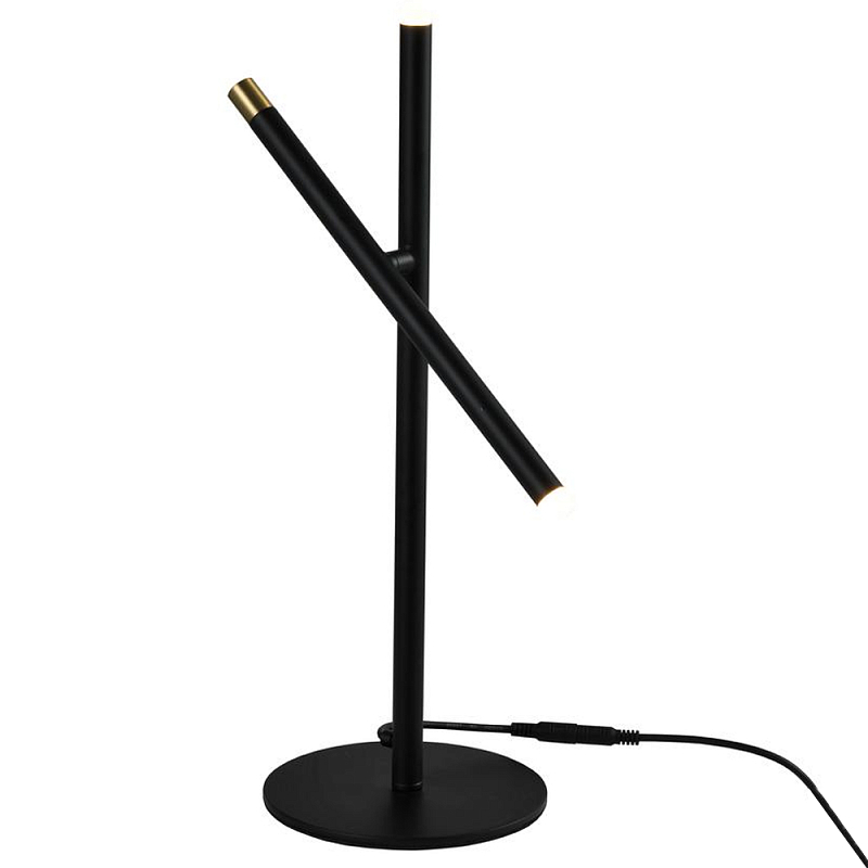 Настольная лампа светодиодная черная Black Light Ray Белый Черный Настольная лампа светодиодная черная Black Light Ray Белый Черный в Екатеринбурге | Loft Concept