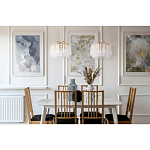 Люстра с подвесными рифлеными стеклянными трубками Nembus варинант исполнения - 23 | Loft Concept в Екатеринбурге