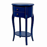 Синяя тумба на фигурных ножках Shelby варинант исполнения - 2 | Loft Concept в Екатеринбурге
