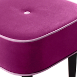 Квадратный мягкий пуф на черных ножках Winton Pouf Square варинант исполнения - 18 | Loft Concept в Екатеринбурге