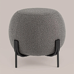 Пуф в ткани букле темно-серого цвета Pikelet варинант исполнения - 2 | Loft Concept в Екатеринбурге