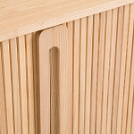 Длинный низкий буфет с 2-мя раздвижными дверцами Toinette Light Cupboard варинант исполнения - 11 | Loft Concept в Екатеринбурге