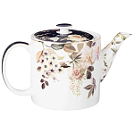 Чайный сервиз из фарфора с цветочным принтом на 6 персон 14 предметов Garden Whisper Porcelain Set  варинант исполнения - 1 | Loft Concept в Екатеринбурге